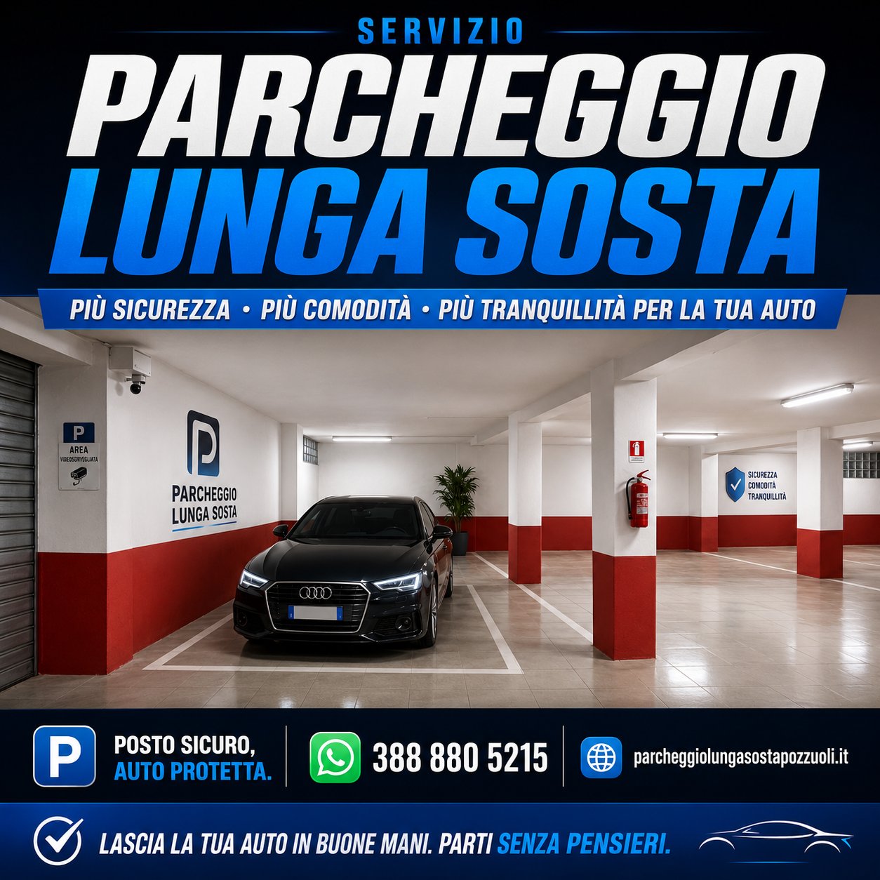 Parcheggio lunga sosta Pozzuoli — più sicurezza, più comodità